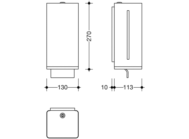 805.06.150 дозатор пенного мыла HEWI Spenderprodukte  - Вид №4