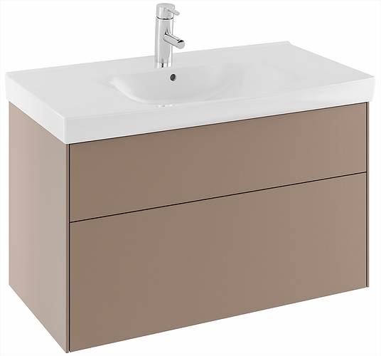 42554 IFO Sense тумба под умывальник с двумя ящиками, W = 600 мм, W1 = 622 мм, мол. - Вид №11