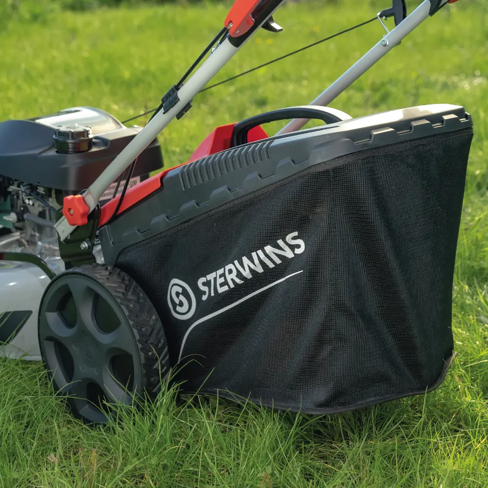 Бензиновая самоходная газонокосилка STERWINS с мульчированием и травосборником 84491063 STLM-0963465 - Вид №12