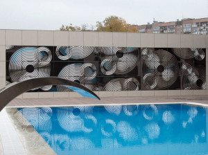 Декоративная стеклянная панель