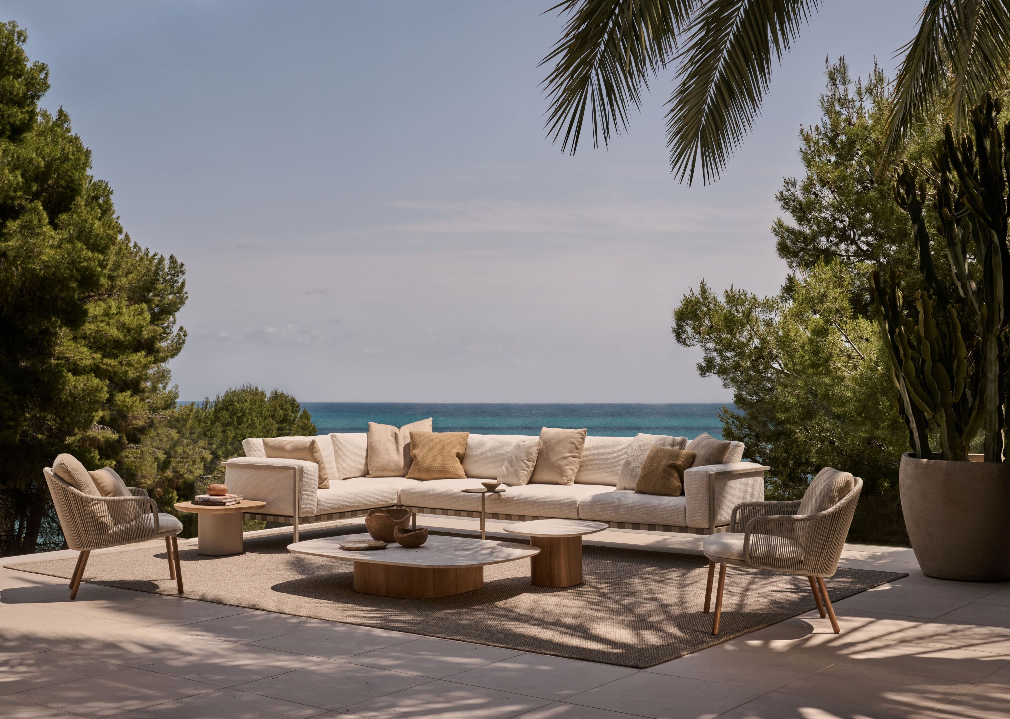 Алюминиевый садовый столик Ø 32 см TRIBÙ море ARCH-00121765 - Вид №5