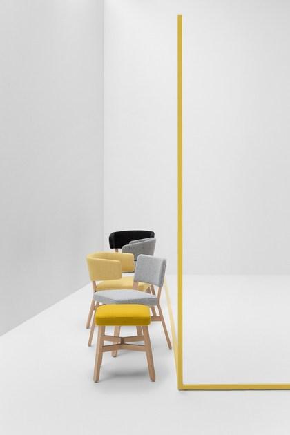 Billiani Кресло из бука и ткани Croissant sun-id-1426583 - Вид №6