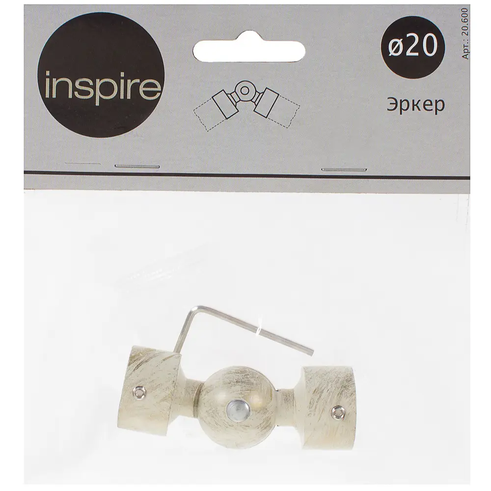 Эркер Inspire 3 см цвет белый антик STLM-2132757 - Вид №3