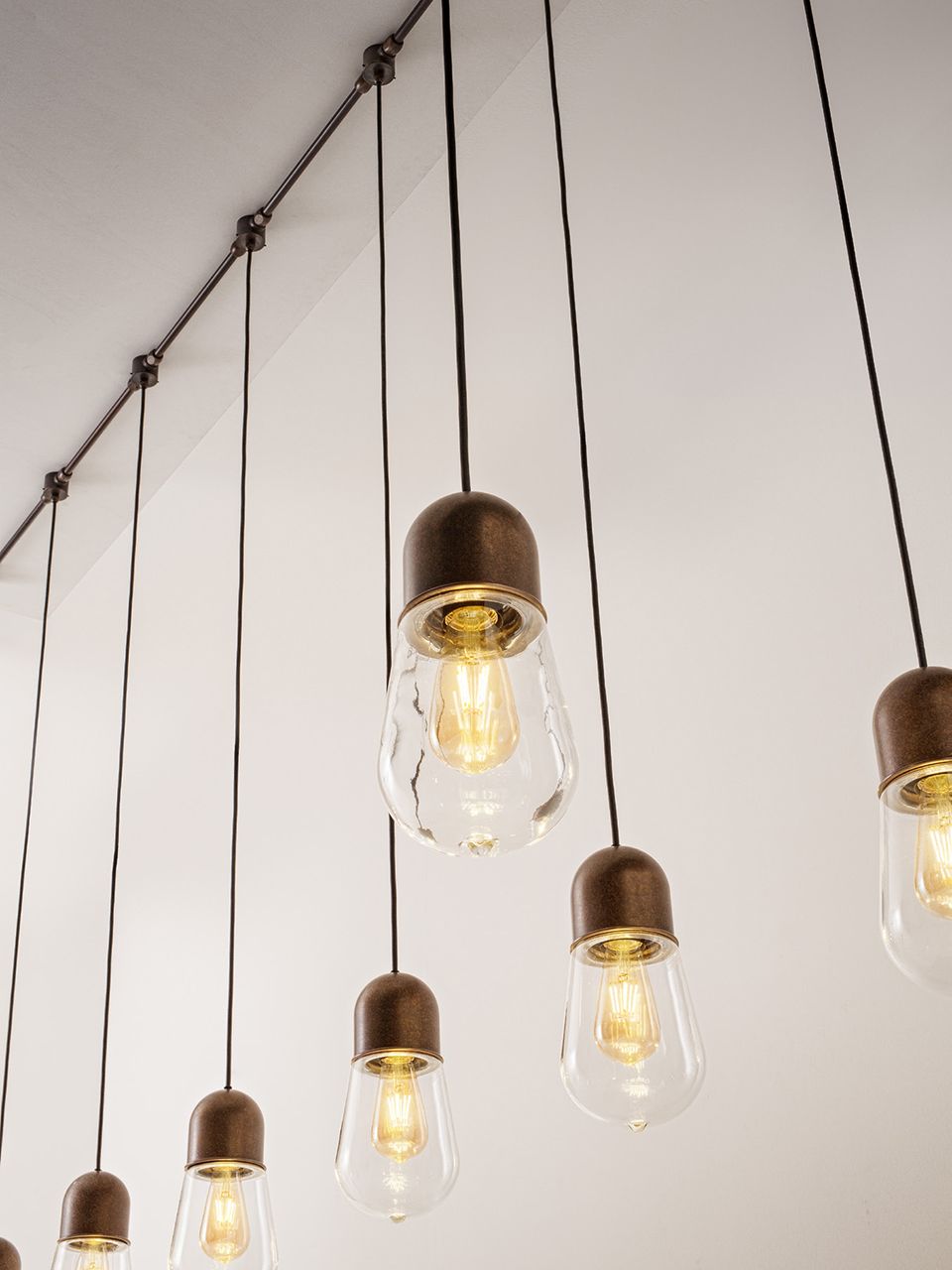 Латунный подвесной светильник Aldo Bernardi Guinguette Indoor ARCH-00082704