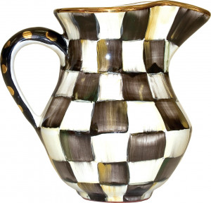 10654504 Mackenzie-Childs Молочник Courtly Check Керамика