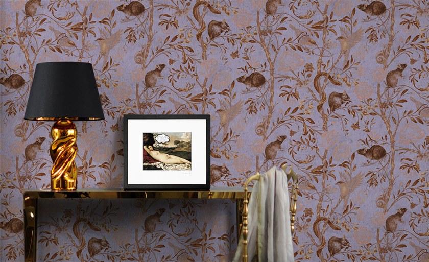 Mineheart Однополосные обои на флизелине с цветочными мотивами sun-id-1423645 - Вид №8