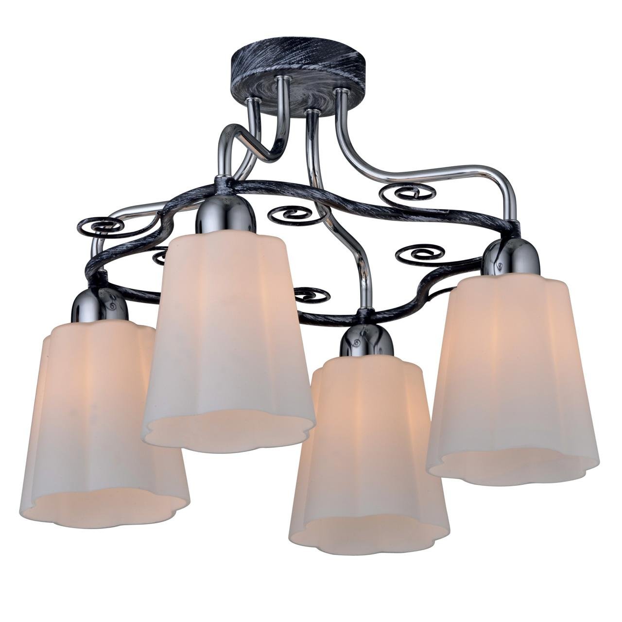 Потолочная люстра IDLamp Rossella 847/4PF-Blueglow IDLAMP ROSSELLA 182892 - - Вид №1