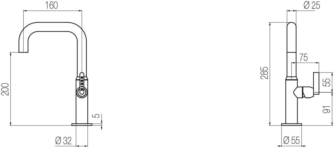 GEDA Смеситель для раковины из латуни Koè Koe5 Santreyd - Вид №4