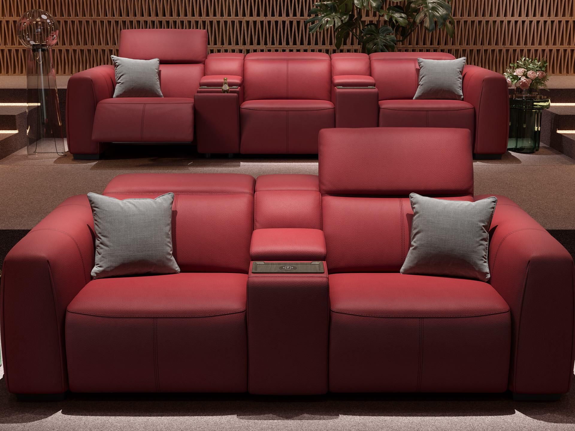 3-местный кожаный диван Sofanella тысячное кино ARCH-00117253 - Вид №7