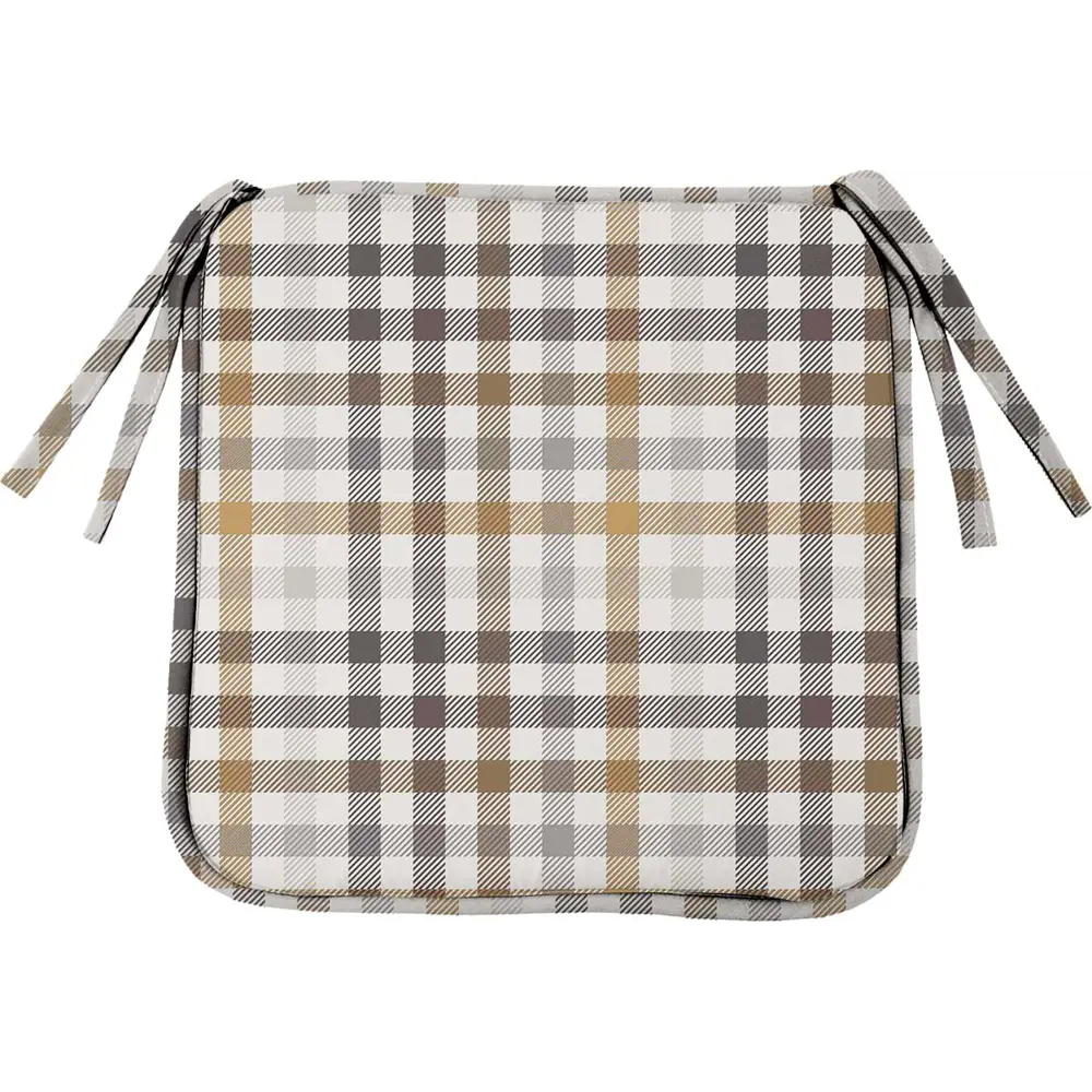 Галета Тартан 38x38 см цвет бежевый LINEN WAY STLM-2143283