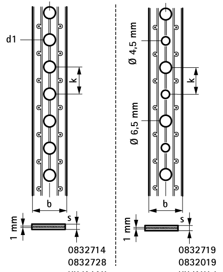 0832714 Монтажный элемент BIS Перфолента пластифицированная монтаж обычных и вентиляционных труб WALRAVEN  - Вид №1