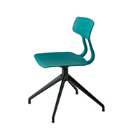 Snap 1108 Поворотный боковой стул с рамой из алюминия, литого под давлением, 4 звезды, корпус из полипропилена. Et al. Snap