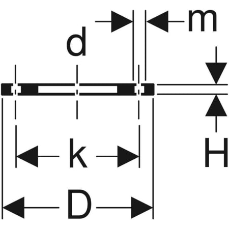 366.745.00.1 Свободный фланец Geberit PE Geberit  - Вид №2