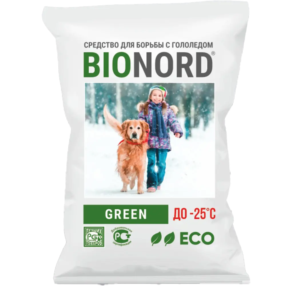 BIONORD Green - экологичный противогололедный реагент 23 кг 82693712 STLM-0034261 - Вид №1