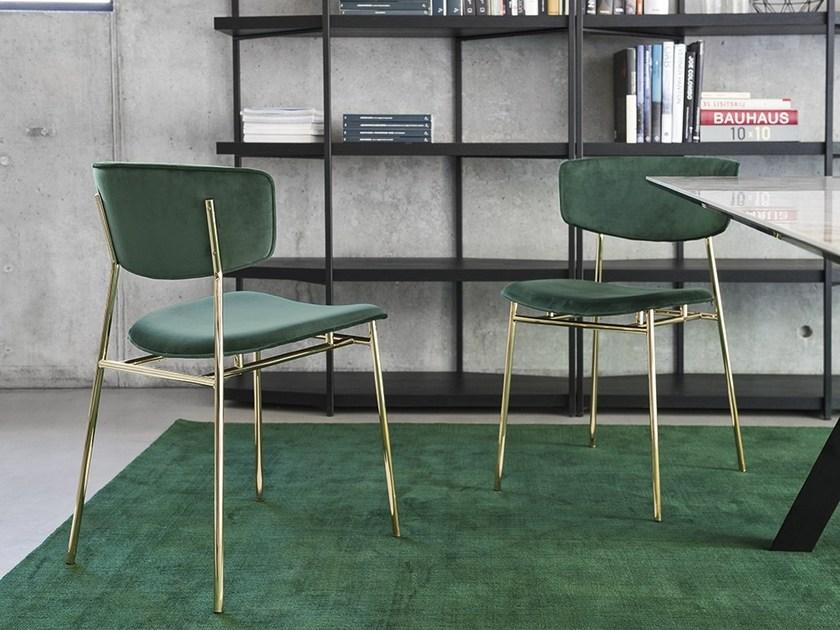 Calligaris Мягкое бархатное кресло Fifties sun-id-1476232 - Вид №2