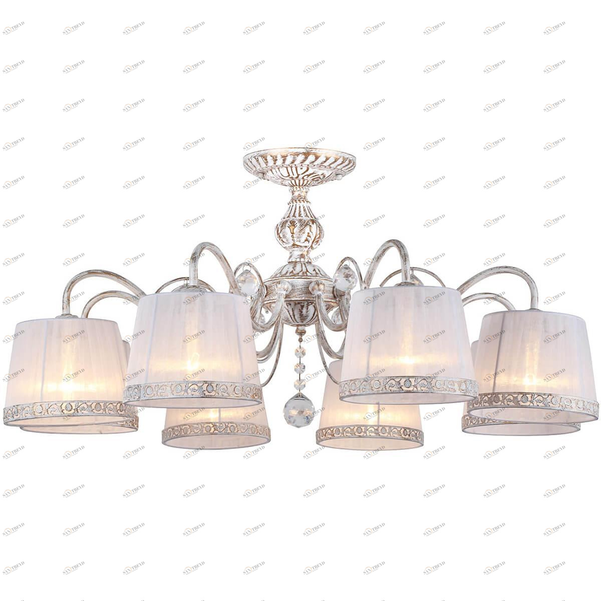 Потолочная люстра Omnilux Campovaglio OML-54107-08 OMNILUX CAMPOVAGLIO 184119 Белый 