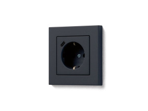 Пластиковая электрическая розетка с USB