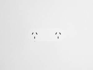 Поликарбонатная двойная электрическая розетка