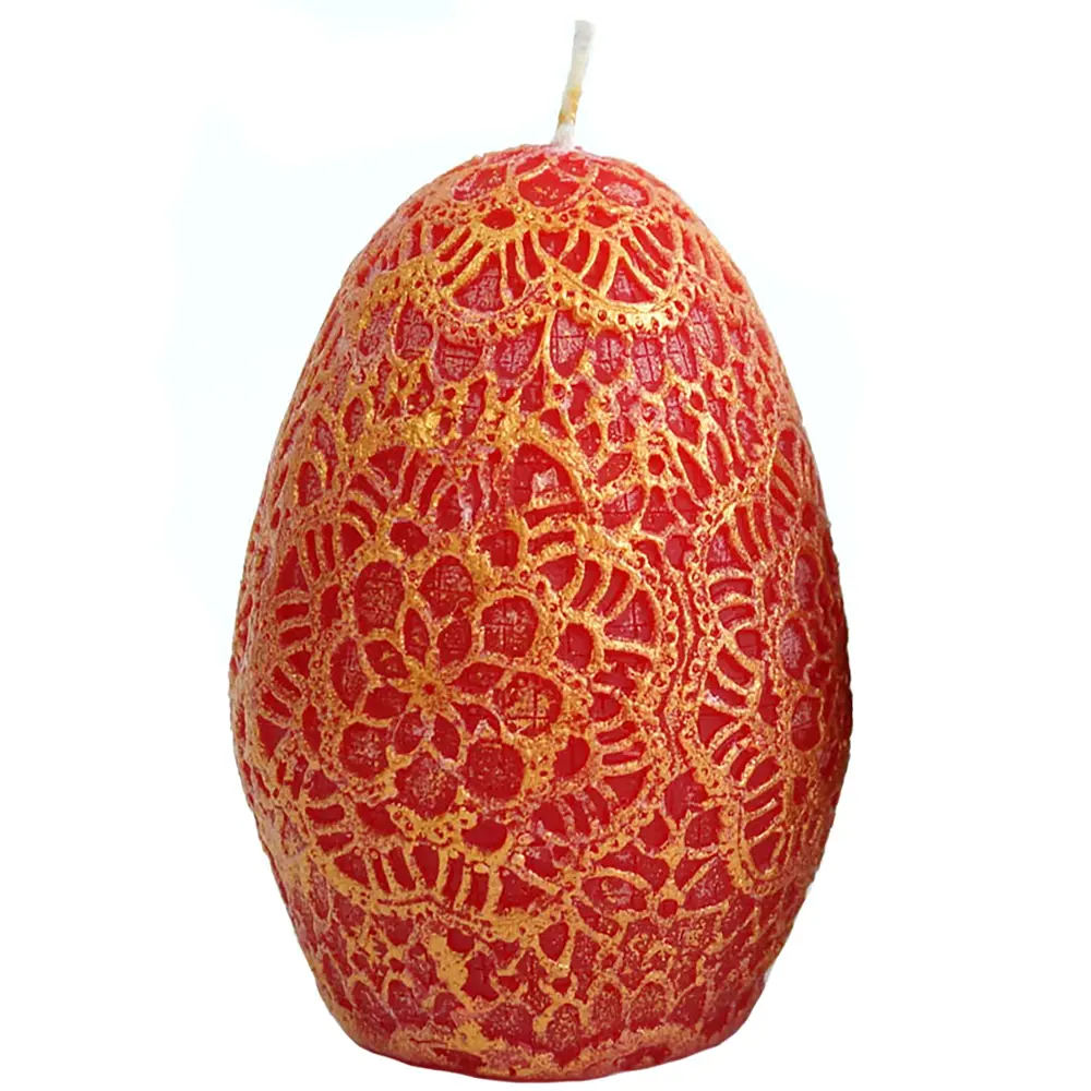 Свеча Яйцо-Ришелье золото 10 см EVIS STLM-2050498 - Вид №1