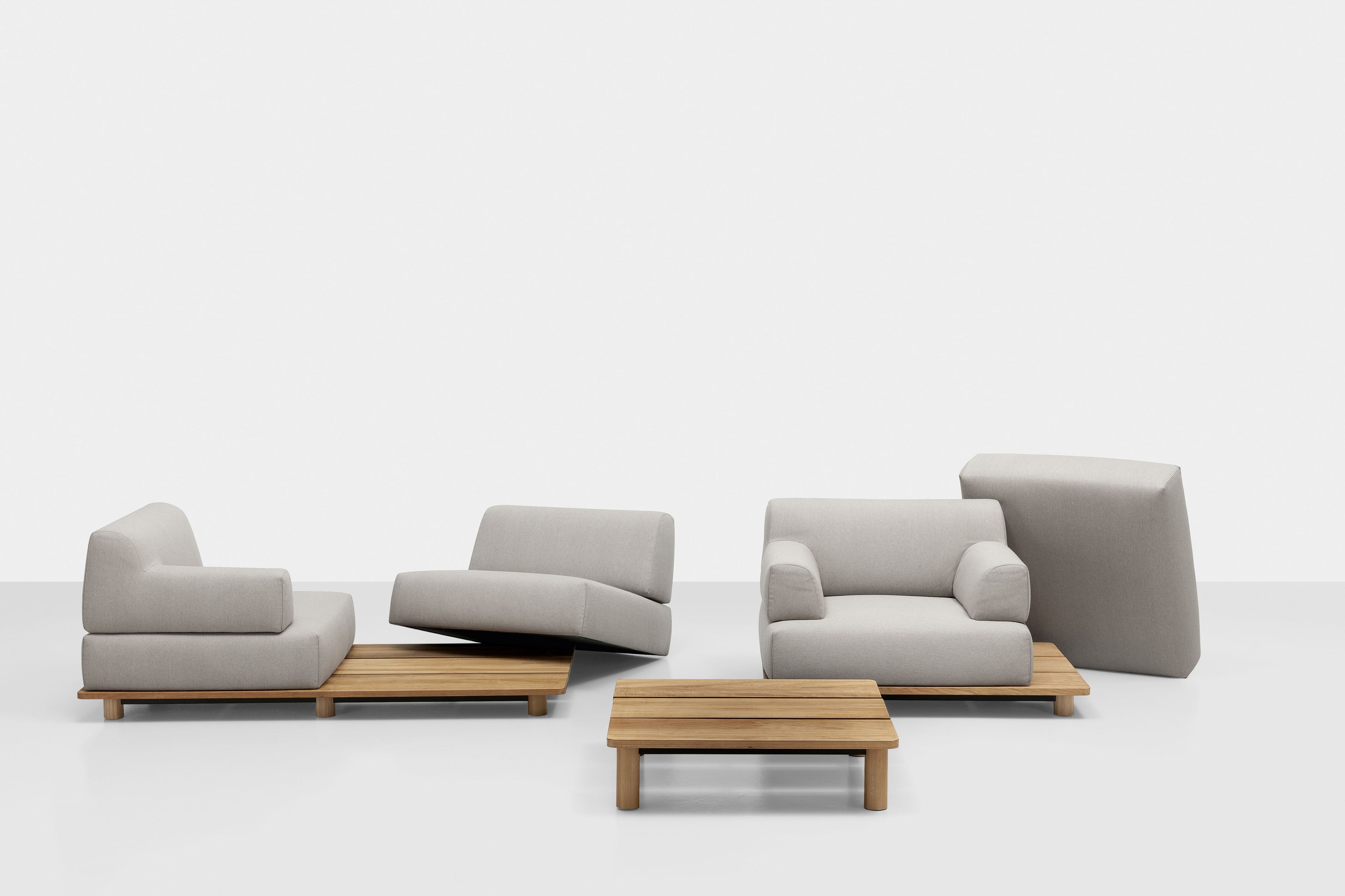 Ткань сад пуфик Kristalia сцена ARCH-00107251