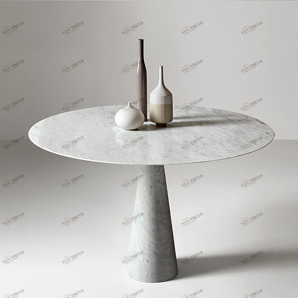 СТОЛ ОБЕДЕННЫЙ ИЗ КАМНЯ LEAF 140Х76 СМ Neutra Design SL1401