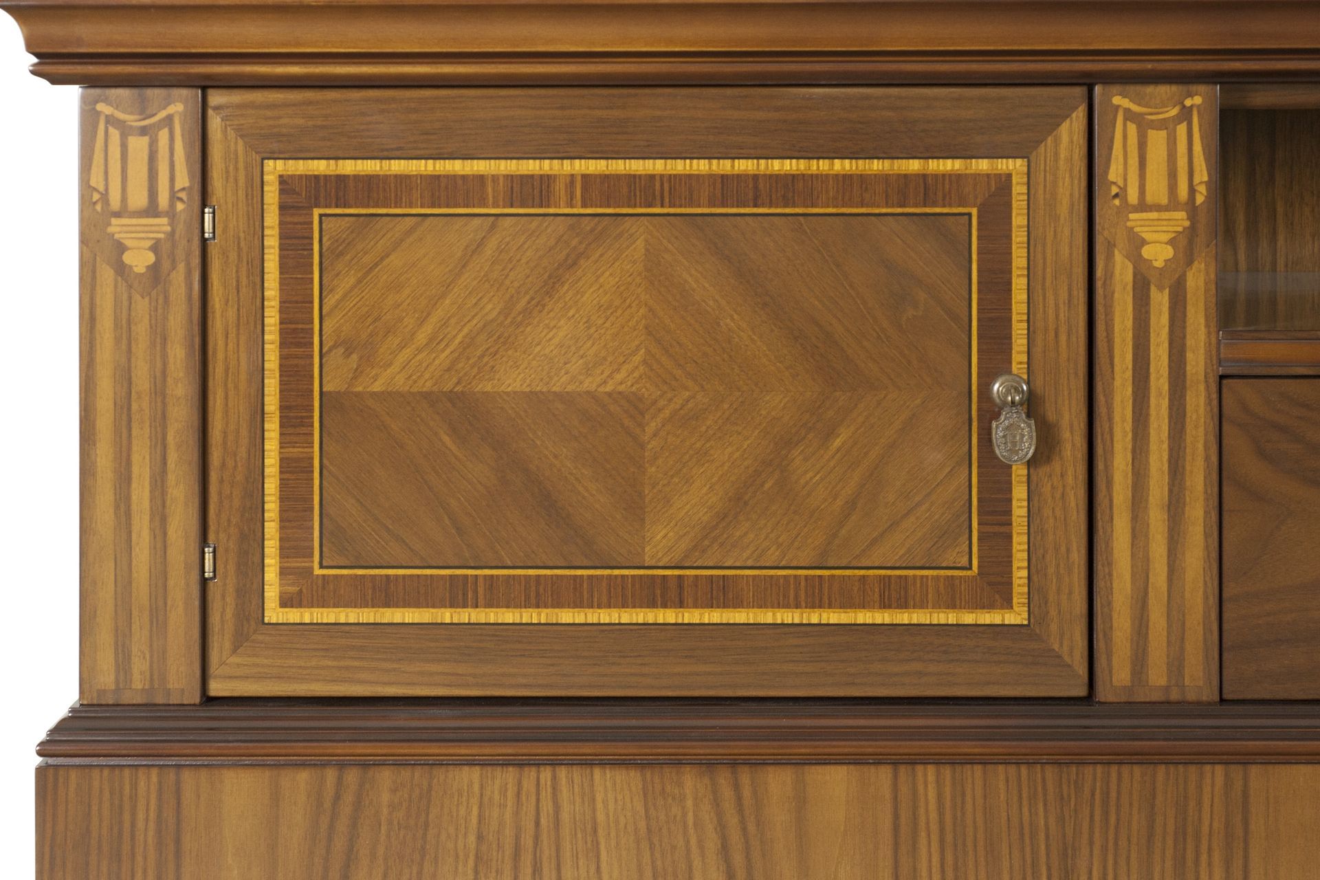 Деревянный низкий ТВ-шкаф Hurtado Traditional ARCH-00048032 - Вид №5