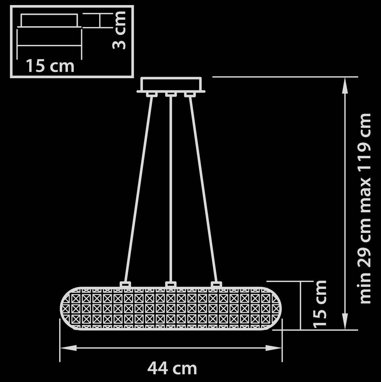 Подвесной светильник Lightstar Onda 741064 LIGHTSTAR ДИЗАЙНЕРСКИЕ, ONDA 072221 Хром  - Вид №1
