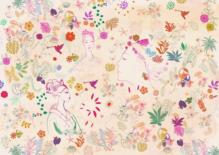 Wallpepper Group Экологические моющиеся обои без пвх Online selection sun-id-1350584 - Вид №2