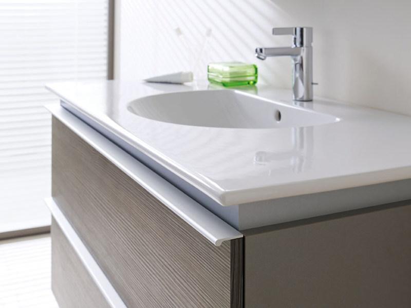 049910 Подвесная раковина настенная овальная Duravit Darling New белая - Вид №2