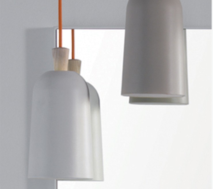 Ex.T Fuse Small Подвесной светильник белый с оранжевым проводом EXFUSEPAR/BI - Вид №1