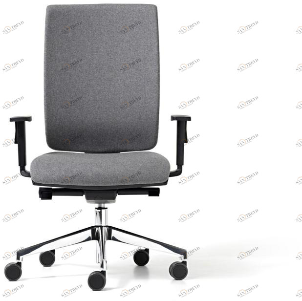 Diemme Офисный стул из ткани с 5 спицами и подлокотниками Goal sun-id-1456526