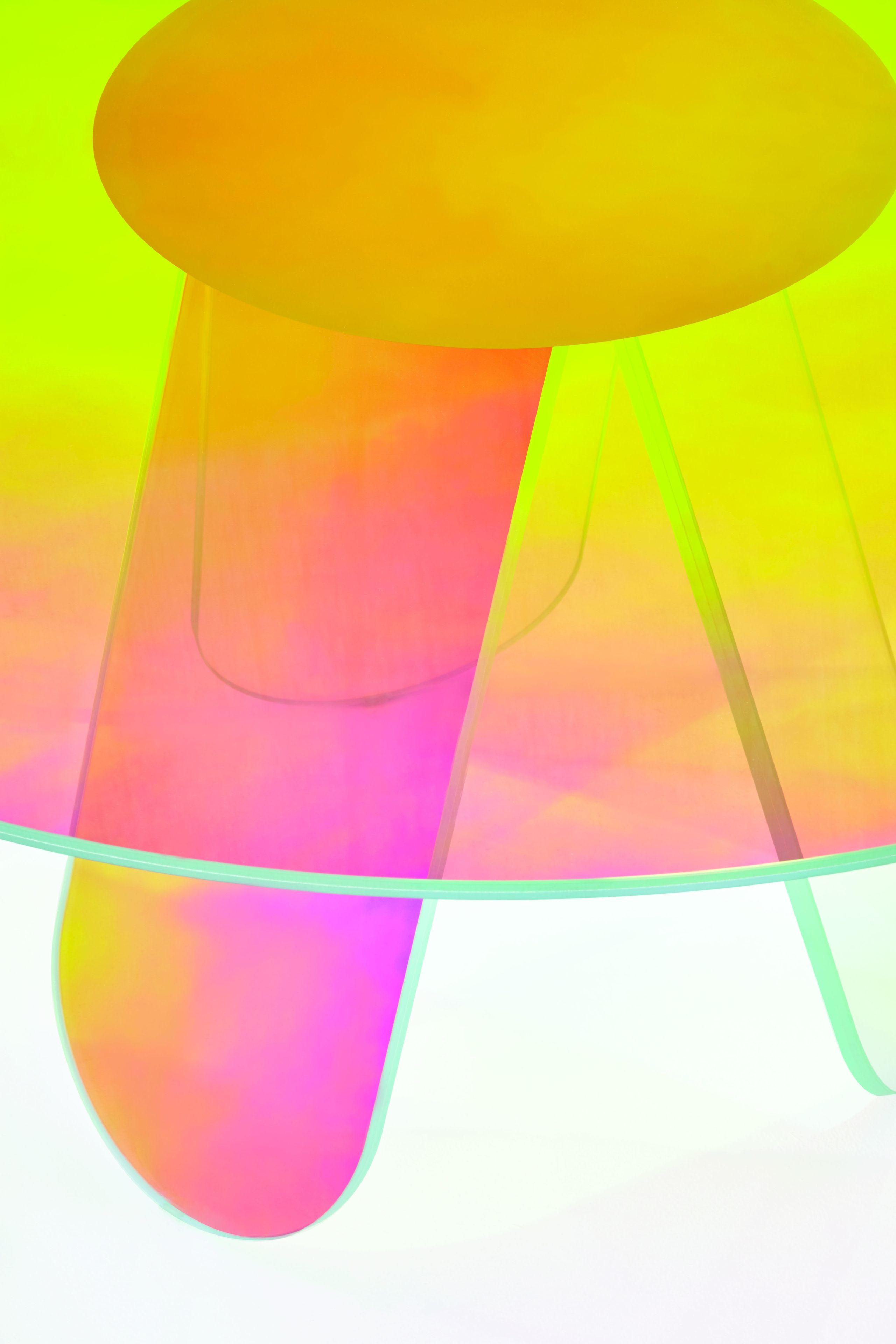 Круглый Хрустальный стол Glas Italia Shimmer ARCH-00038474 - Вид №1