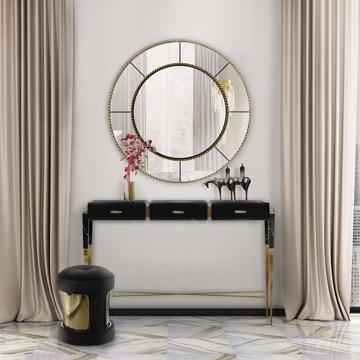 Зеркала Crown Mirror Covethouse LUXXU  - Вид №1