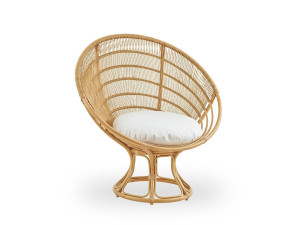 Садовое кресло из Алу-ротанга и ArtFibre со встроенной подушкой