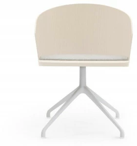 Billiani Кресло из ясеня с мягким сиденьем и поворотным основанием Fitt hug 054