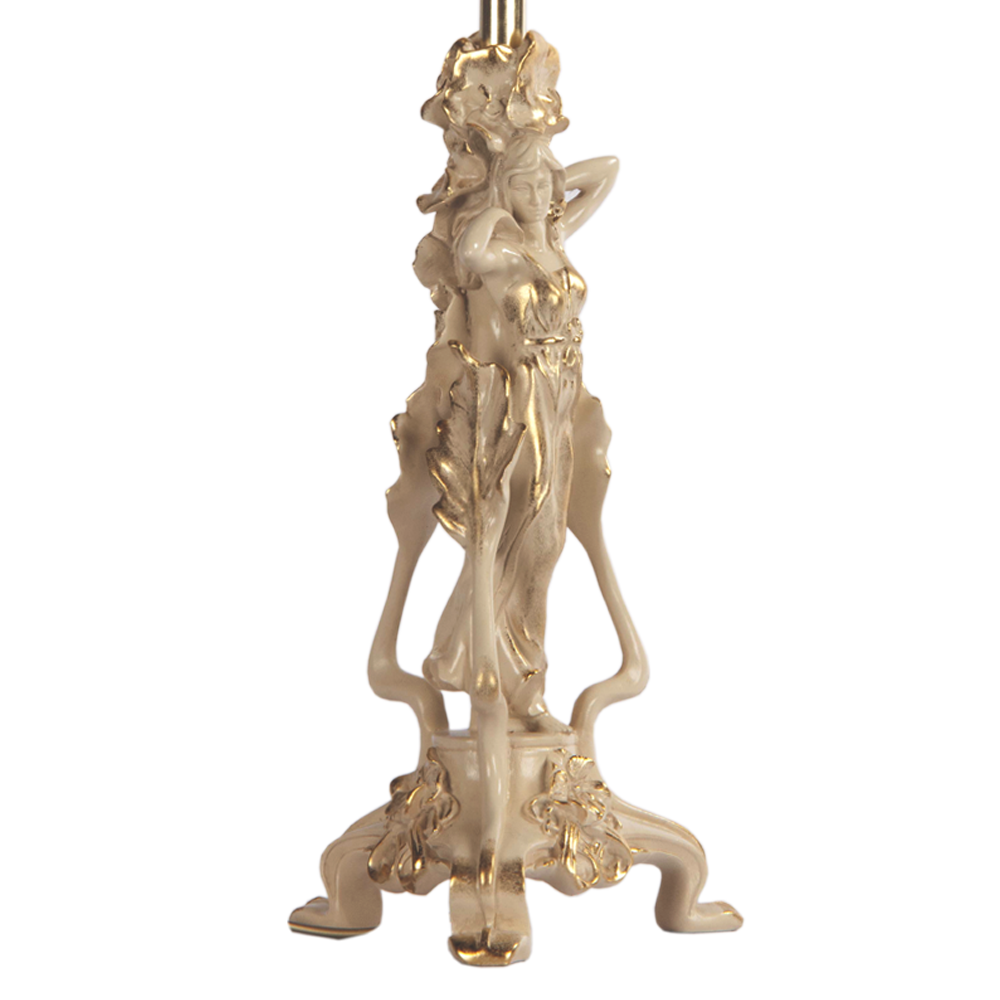 32064,34057 Настольная лампа Флора Айвори Тюссо Амарант BOGACHO 4627138210680, 4627138151082 - Вид №3