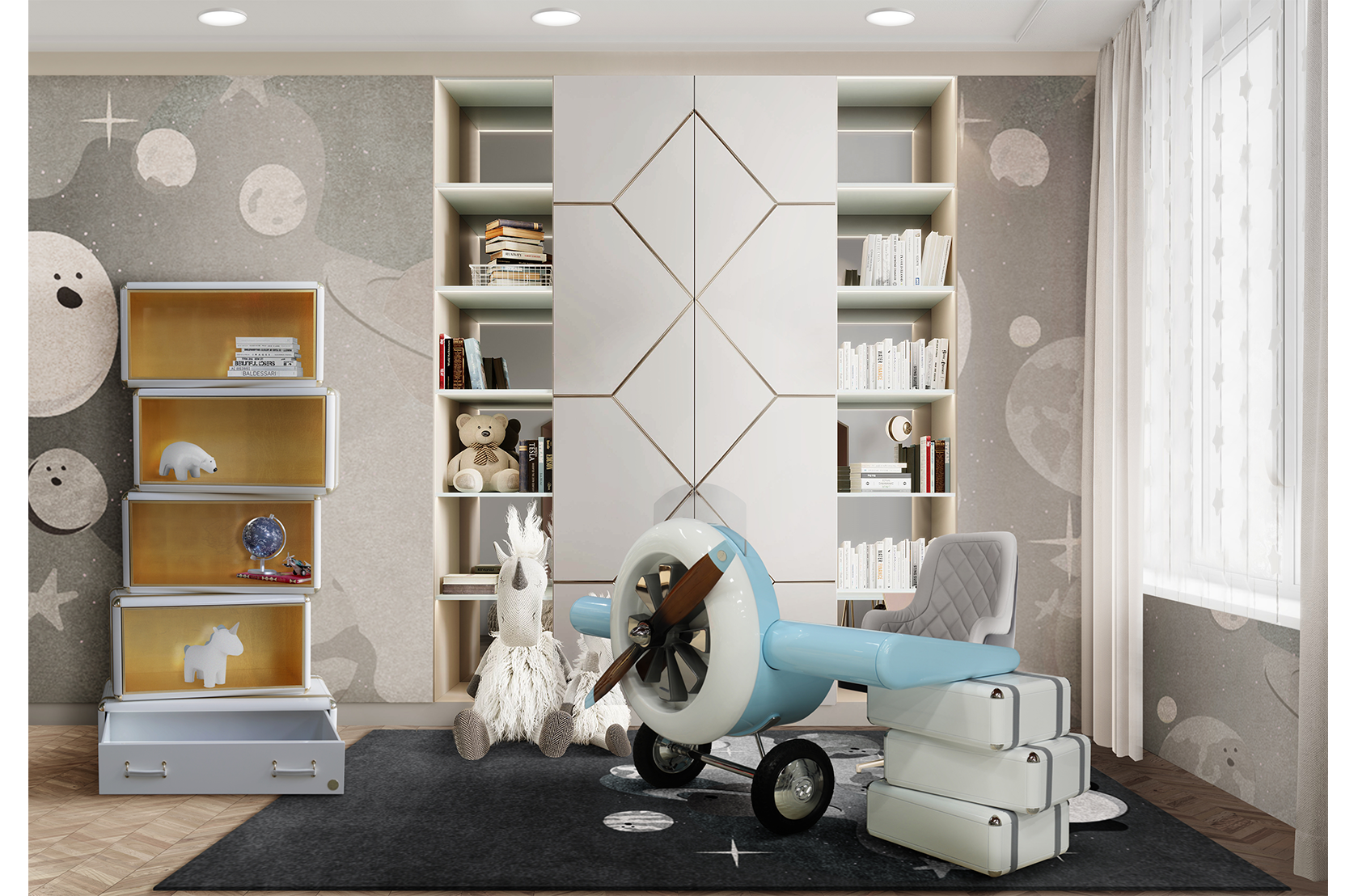 CIST515 Детский письменный стол Небо Circu  - Вид №13