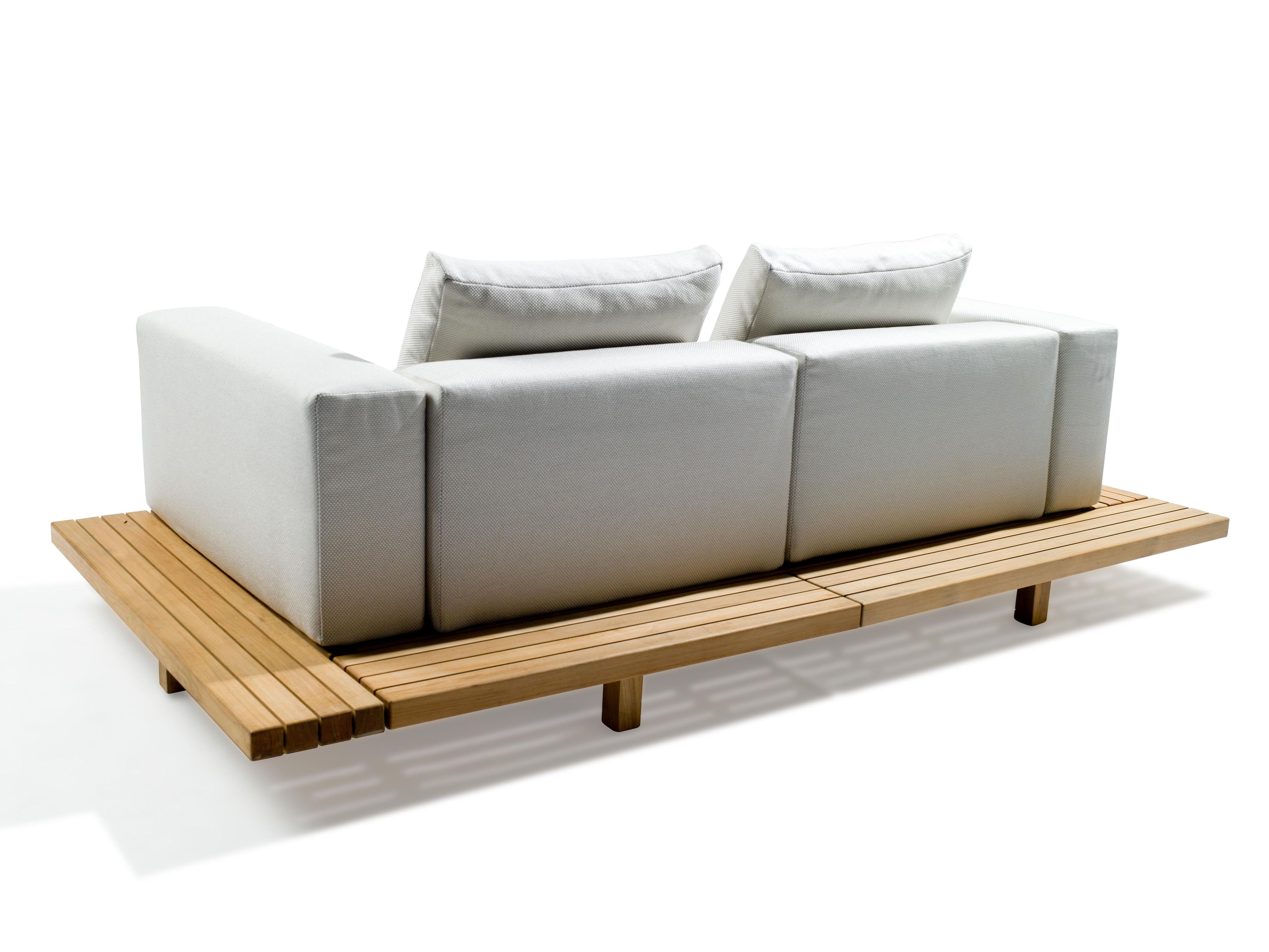 Секционный садовый диван с водоотталкивающими подушками TRIBÙ Vis à vis ARCH-00106248 - Вид №1