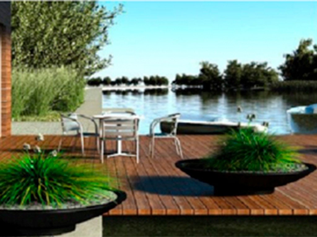 Кашпо коллекции "Эра" FD-05-80 120/40 ГеоПластБорд GPBST-66 - Вид №3