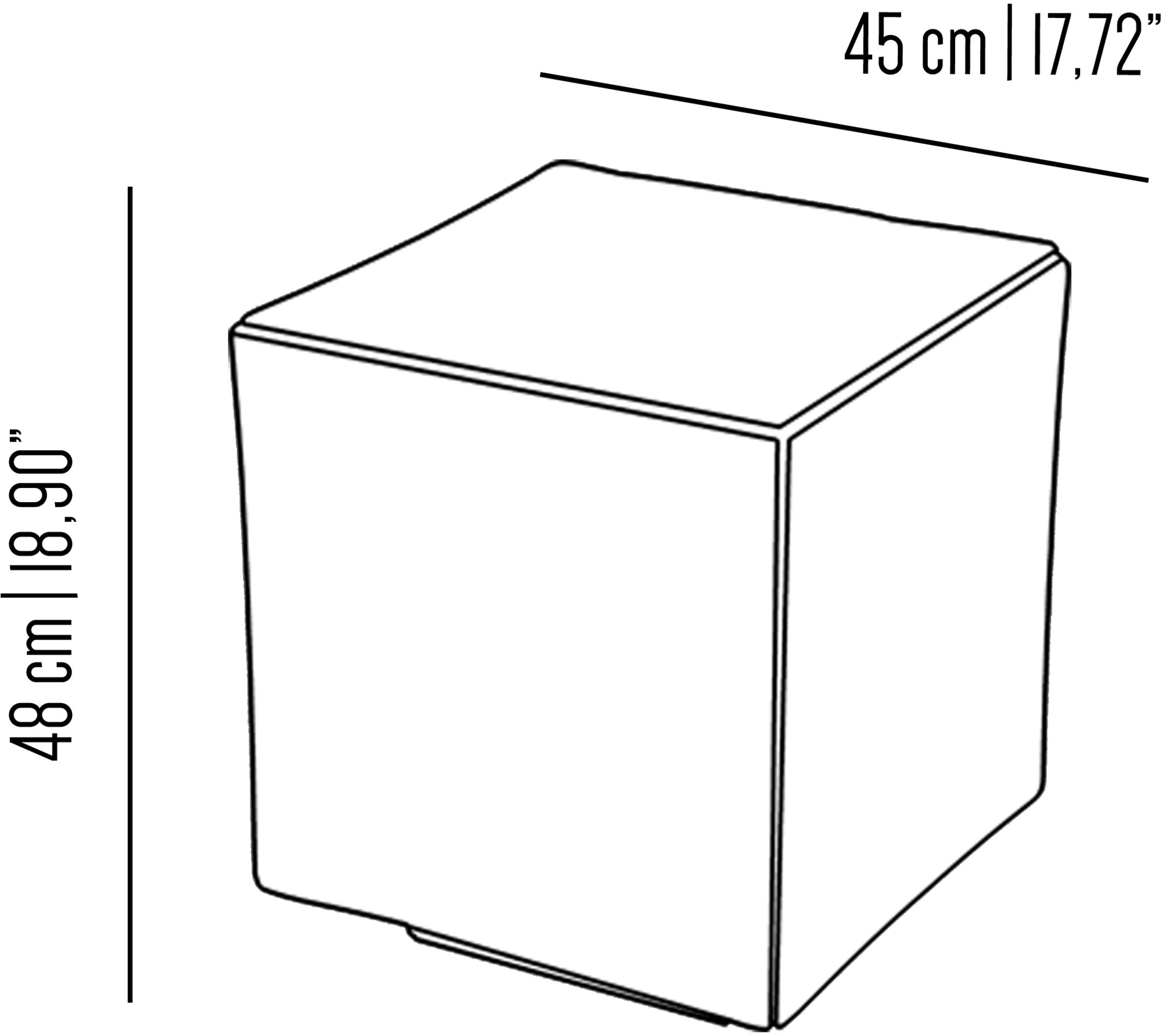 Il Bronzetto Квадратный железный пуф Soft iron Sir 03_a_b_c_d - Вид №7