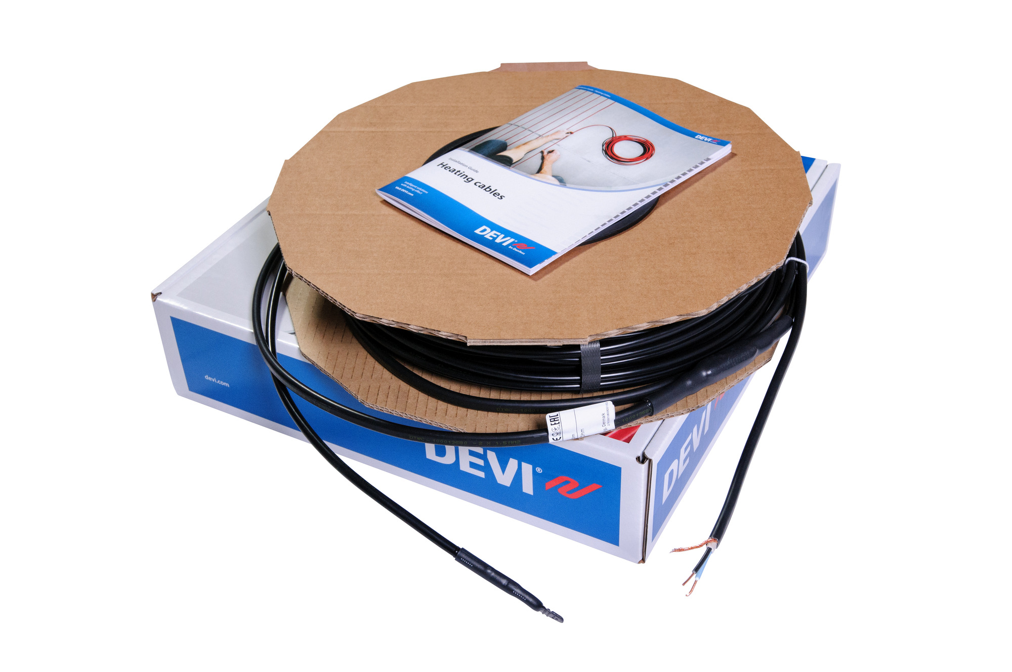 Danfoss DEVIsafe™ 20T — двухжильный нагревательный кабель для системы антиобледенения и "теплый пол" DEVIsafe 20T кабель 830Вт 230В 42м 140F1278  - Вид №4