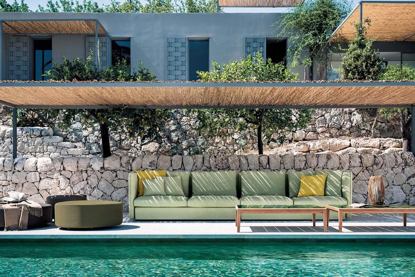 RODA Низкий садовый стол из тика Teka sun-id-1376638 - Вид №1