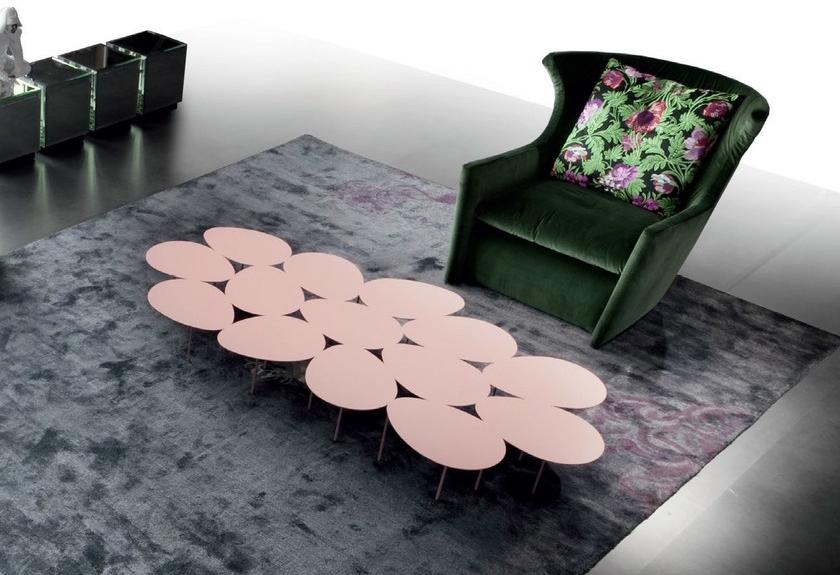 ERBA ITALIA Низкий овальный журнальный столик sun-id-1377531 - Вид №6