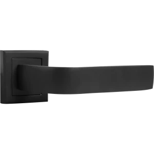 Комплект дверных ручек 22L 100 BP, без запирания, цвет чёрный