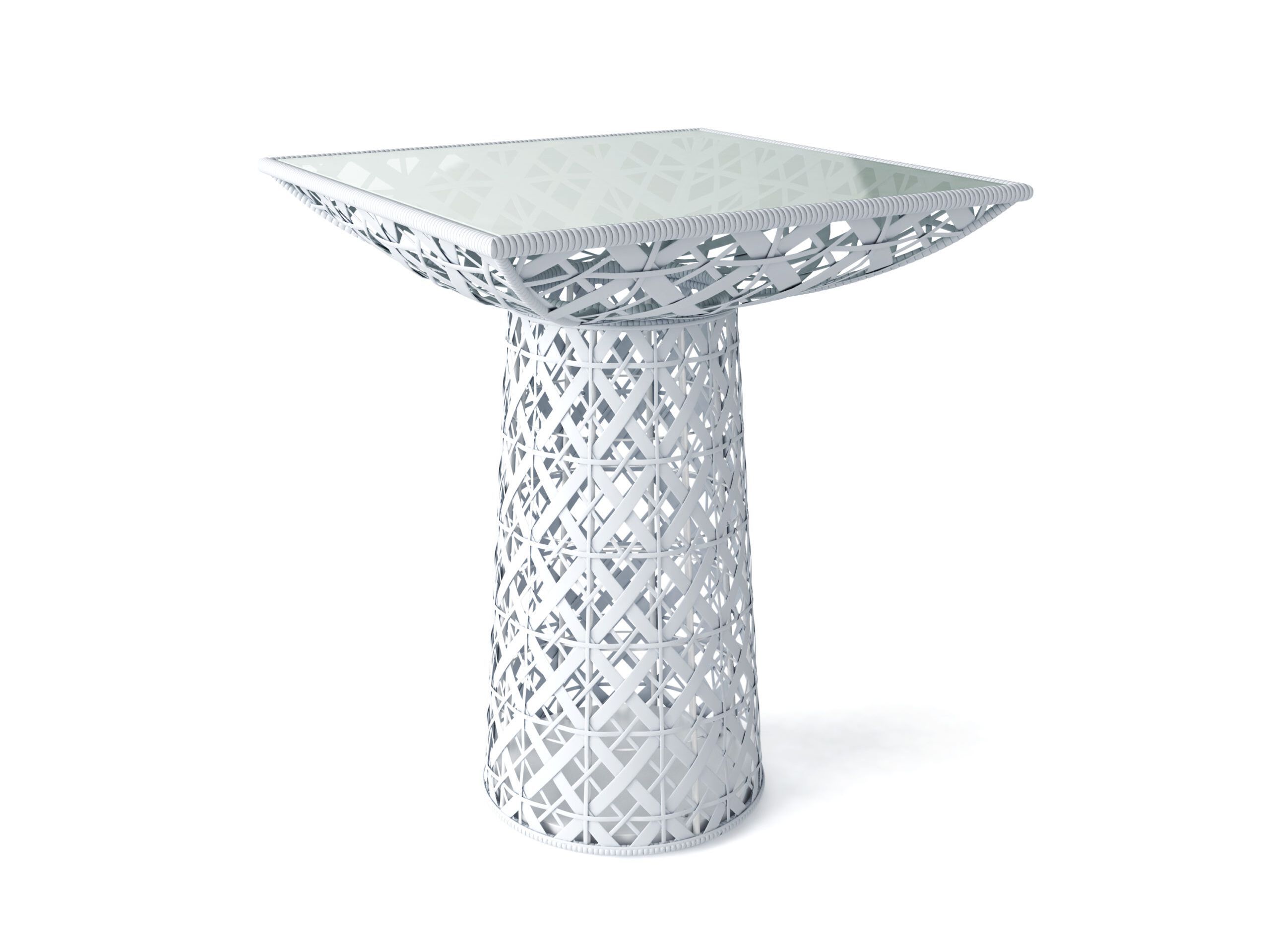 Квадратный обеденный стол из смолы Walters Reverie ARCH-00047319