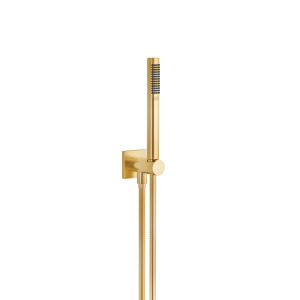 Ручной душевой набор со встроенным держателем для душа FlowReduce - Brushed Durabrass (23-каратное золото) 27802970-280010