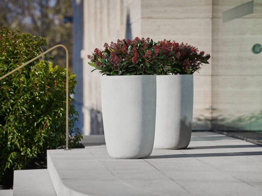 Бетонный высокий садовый горшок SWISSPEARL Softline ARCH-00098667