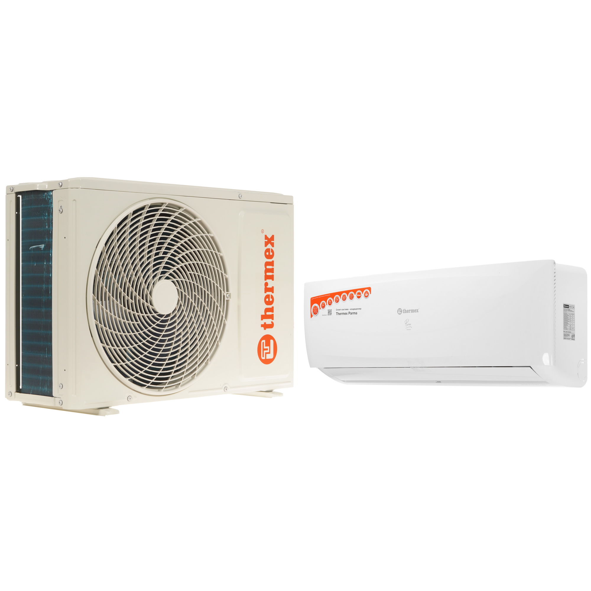 9095844 Кондиционер настенный сплит-система Thermex Sesto 7 белый STDN-0113382