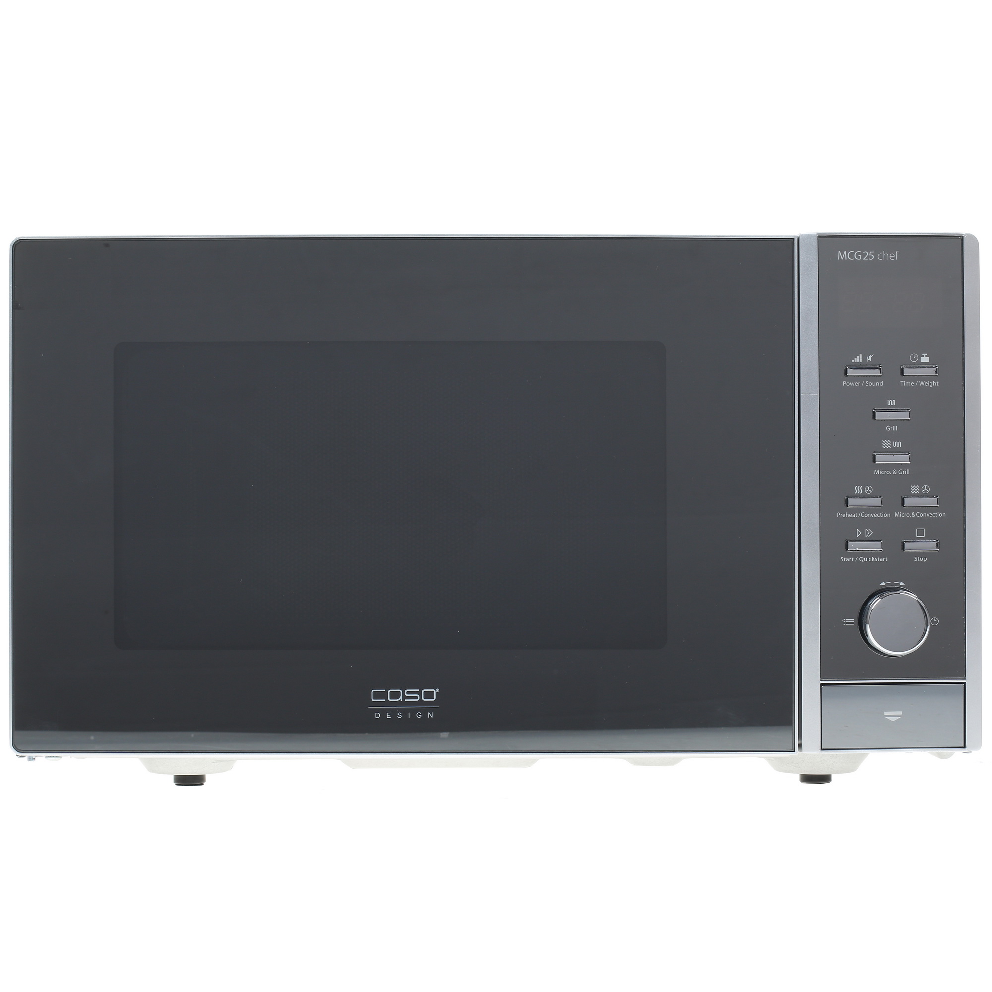 1117021 Микроволновая печь CASO MCG 25 Chef зеркальный, серебристый STDN-0013097