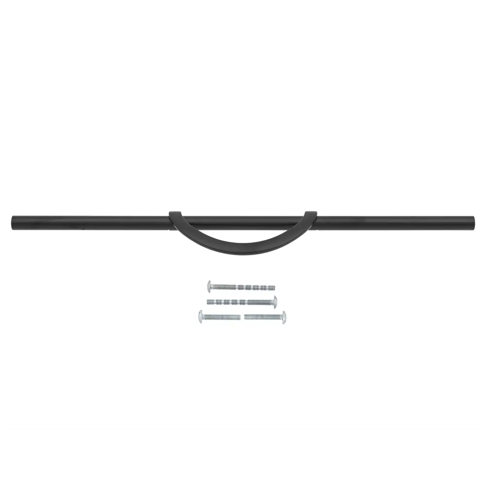 Мебельная ручка-скоба Guardiano ЦАМ 320 мм матовый черный PALLADIUM STLM-2199247 - Вид №1